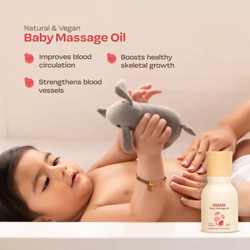 Maate Baby Hair Oil & Baby Massage Oil Combo