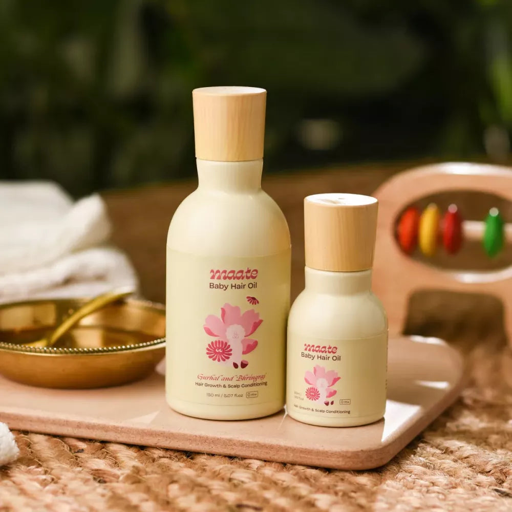 Maate Baby Hair Oil & Baby Massage Oil Combo