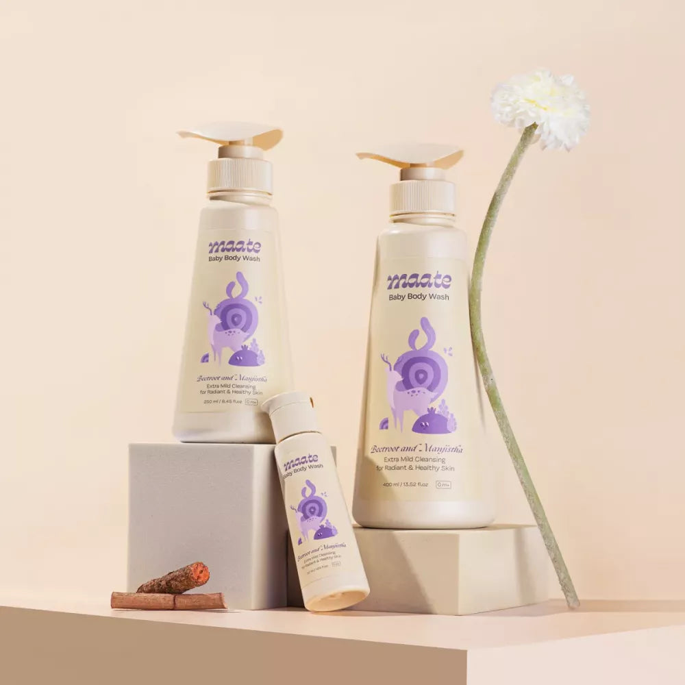 Maate Baby Body Wash & Baby Shampoo Combo