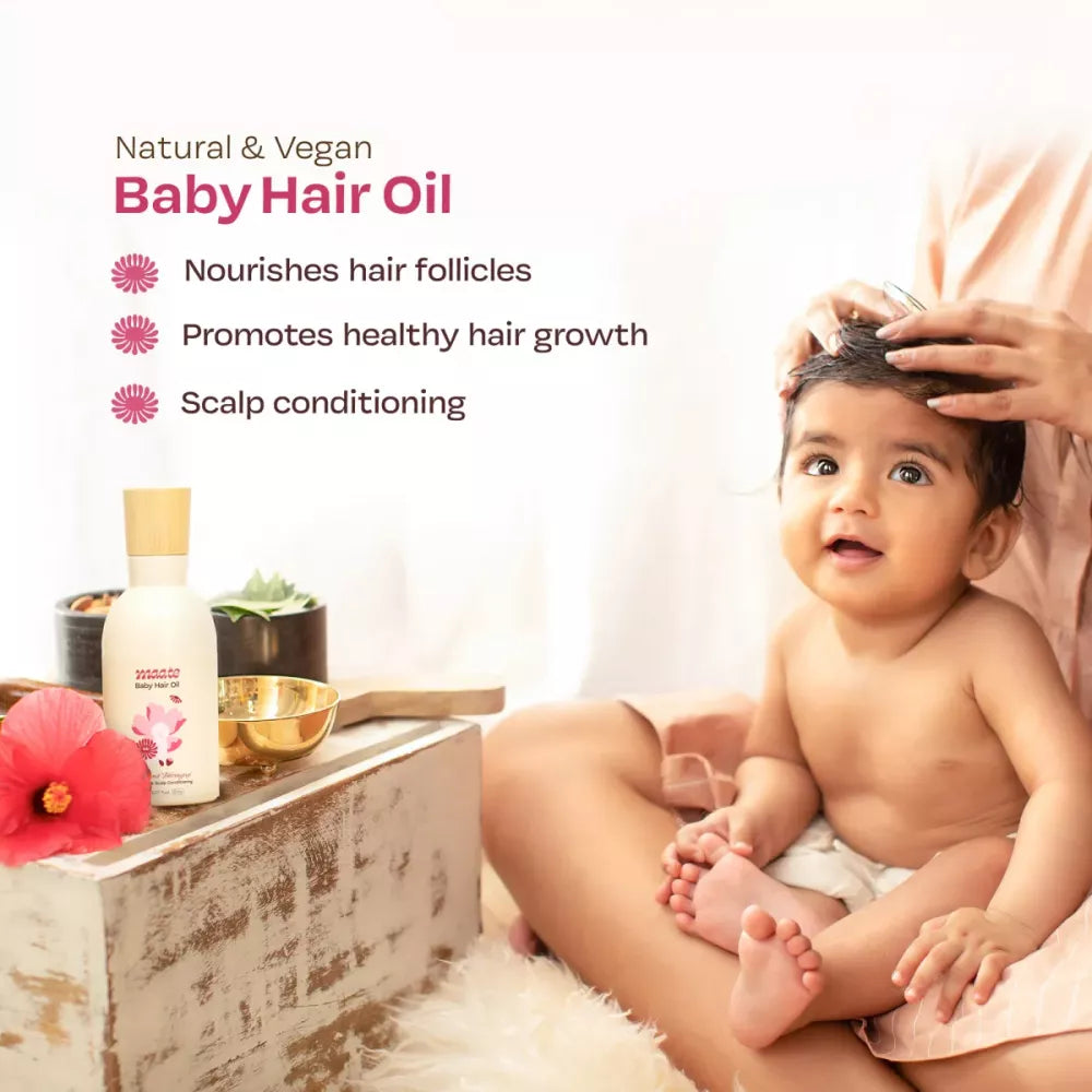 Maate Baby Hair Oil & Baby Shampoo Combo