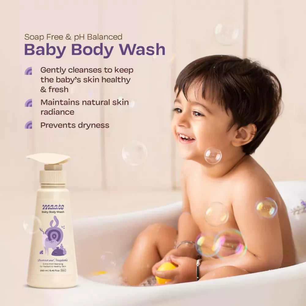 Maate Baby Body Butter & Baby Body Wash Combo