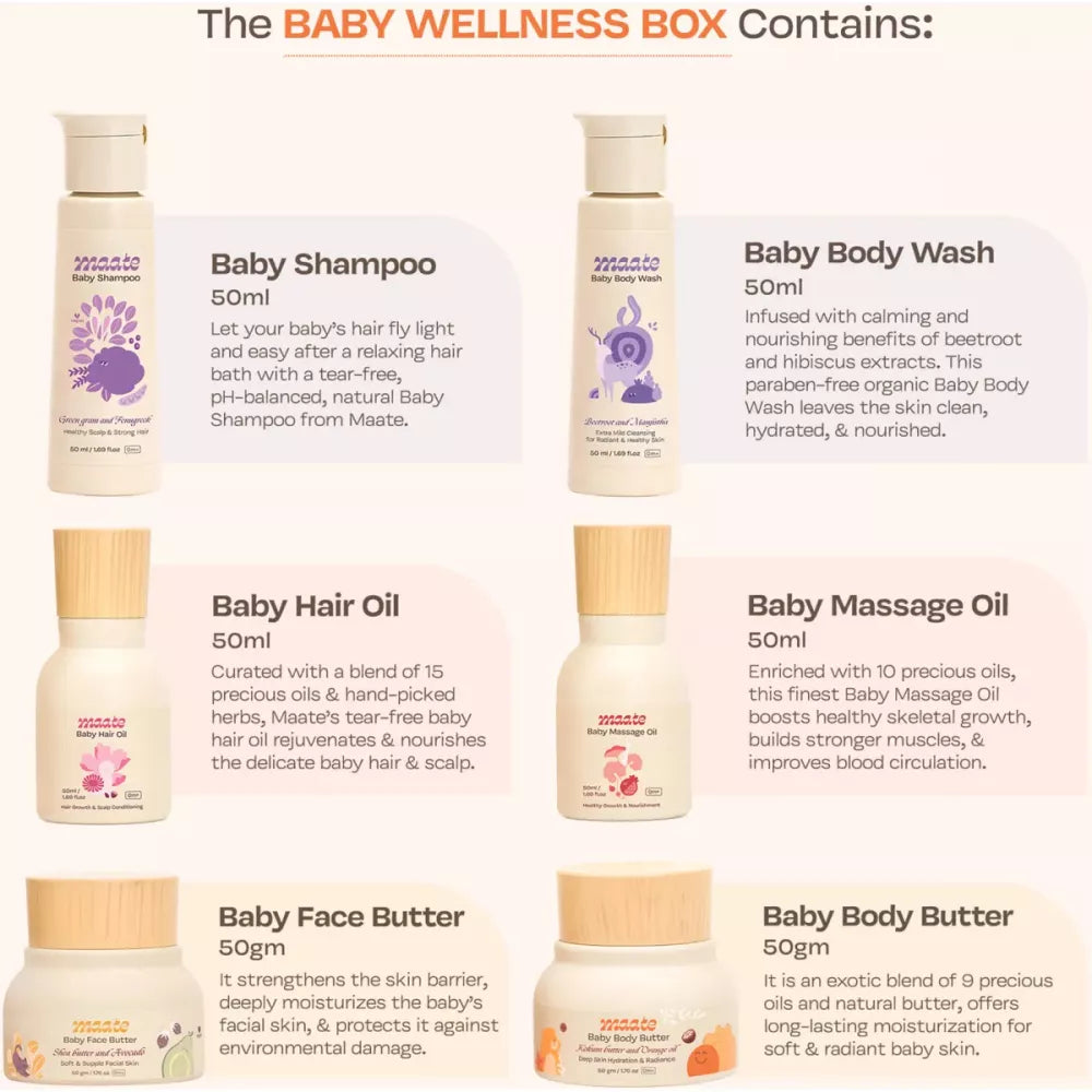 Maate Baby Skincare Wellness Box (1 Kit)
