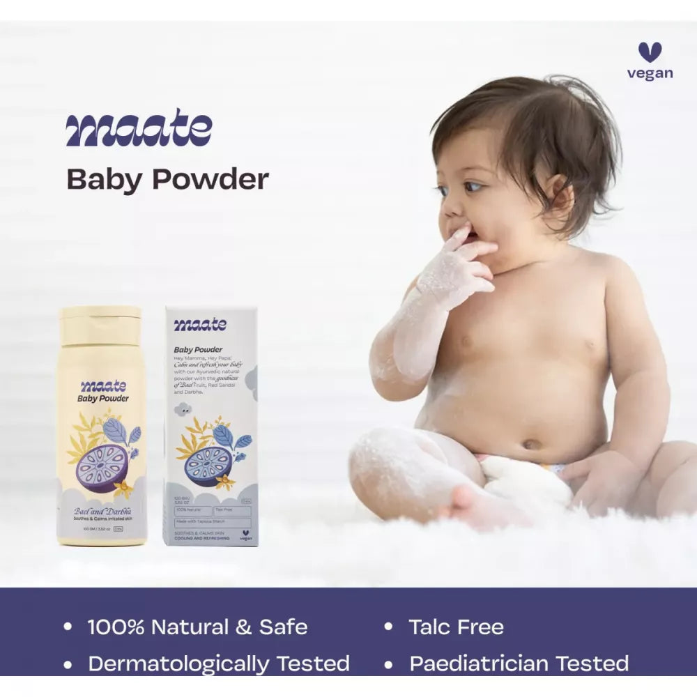 Maate Baby Powder - 100 gms