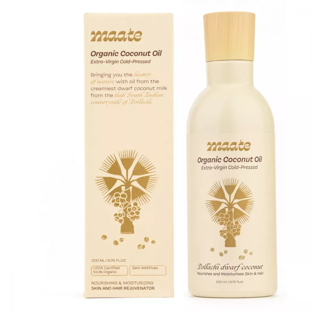 Maate Organic Coconut Oil - 200 ml