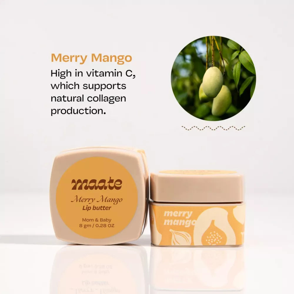 Maate Peach Me Orange & Merry Mango Lip Butter Combo