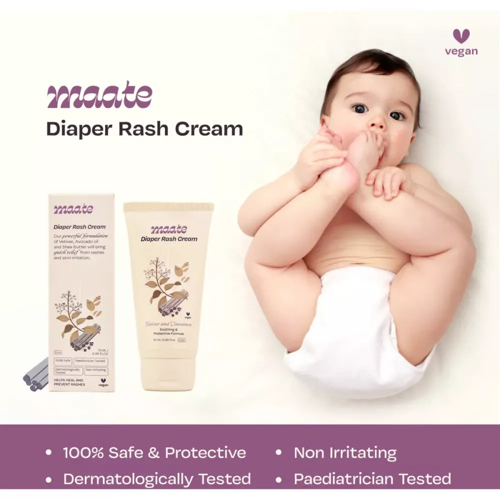 Maate Diaper Rash Cream & Body Wash Combo