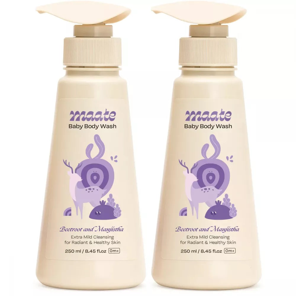 Maate Baby Body Wash - 250 ml (Pack of 2)