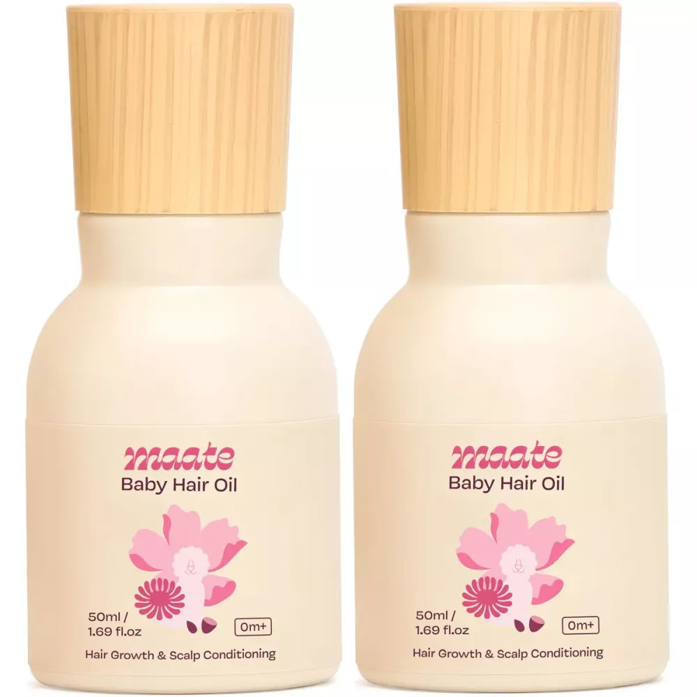 Maate Baby Hair Oil - 50 ml (Pack of 2)