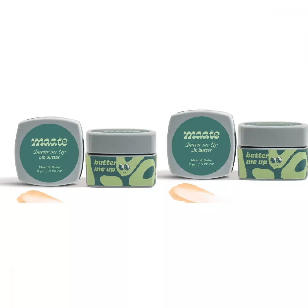 Maate Butter Me Up Lip Butter - 8 gms (Pack of 2)
