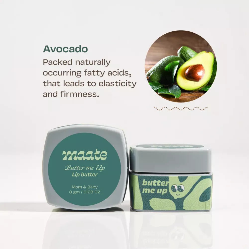 Maate Butter Me Up Lip Butter - 8 gms (Pack of 2)