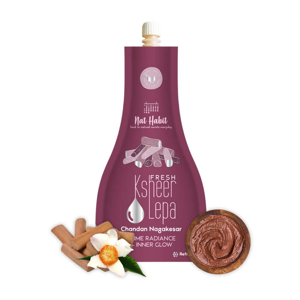 Nat Habit Fresh Chandan Nagakesar Lepa - 40 gms