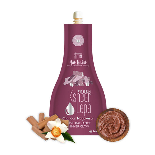 Nat Habit Fresh Chandan Nagakesar Lepa - 40 gms