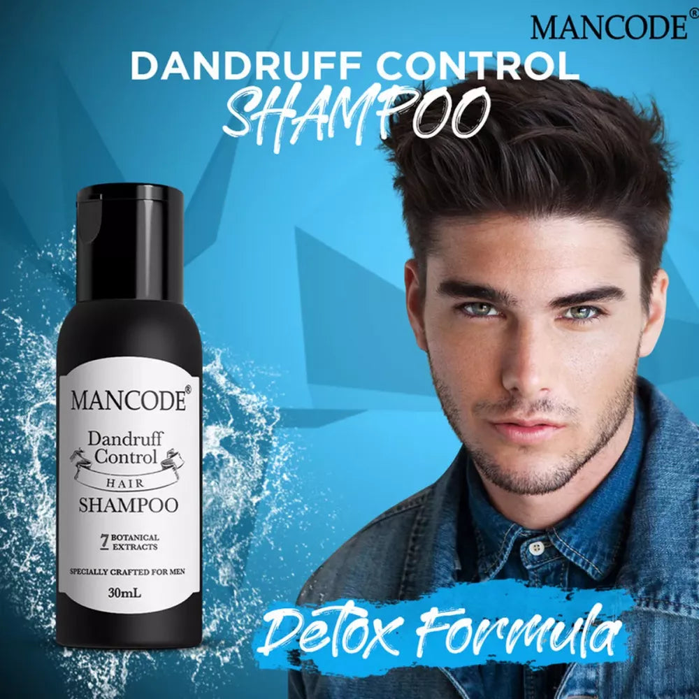 Mancode Dandruff Control Hair Shampoo For Men - 30 ml