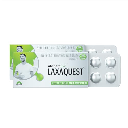 Alchem Life Laxaquest Digestion Support  10 Caps | Pack of 2