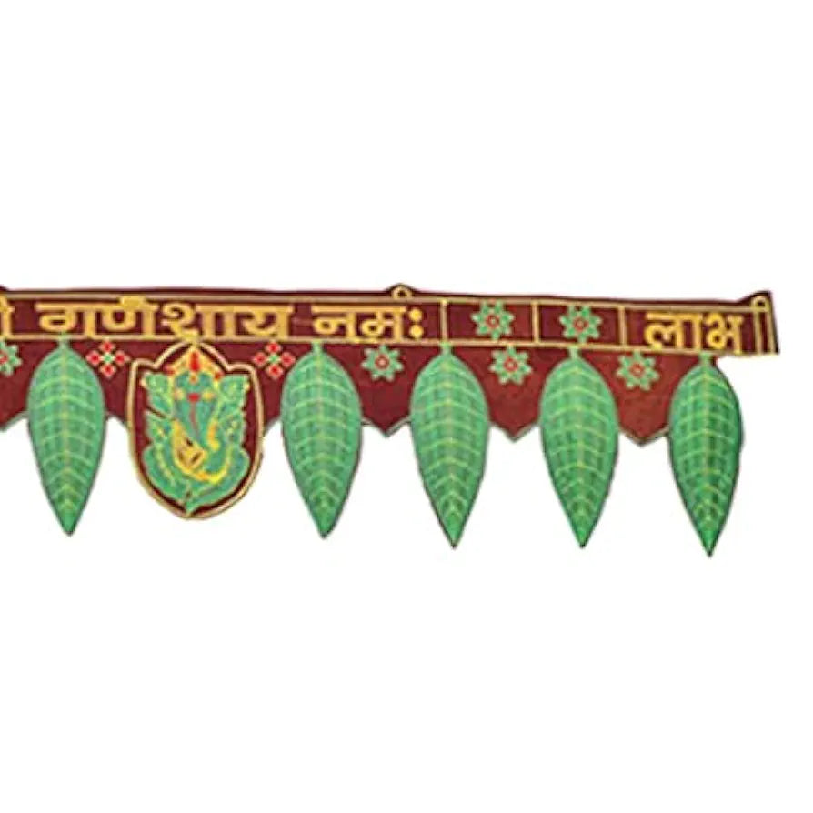 Collectible India Bandarwal Toran for Door Ganesha Shubh Labh