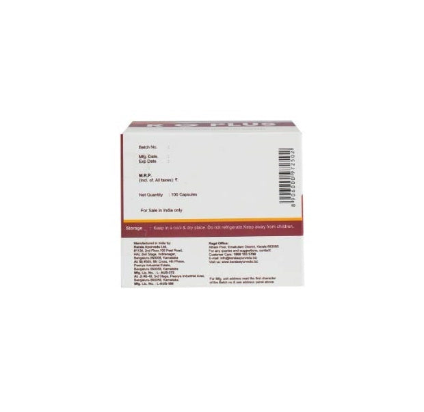 Kerala Ayurveda R G Plus Capsule - 100 tabs