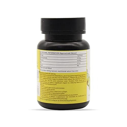 Nutriorg Garlic Oil Soft Gel Capsules - 60 Caps