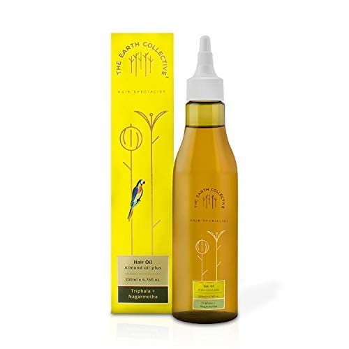 The Earth Collective Almond Oil Plus Contains Triphala & Nagarmotha - 200 ml