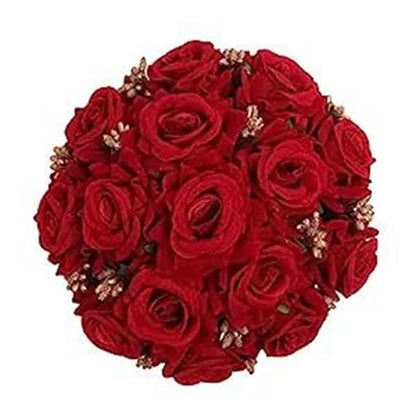 Red Rose Juda With Gold Pollens