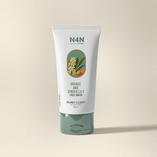 Nature4nature Face Wash With Orange & Ginger Lily | Brightening & Refreshing Skin – 100 Ml