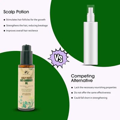 Nature4nature Scalp Potion Anti-dandruff Hair Oil - 100 Ml