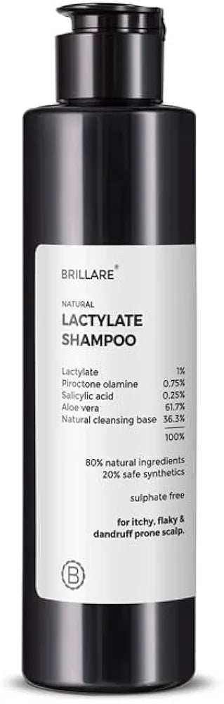 Brillare Lactylate Anti-Dandruff Shampoo for Women & Men - 200 ml