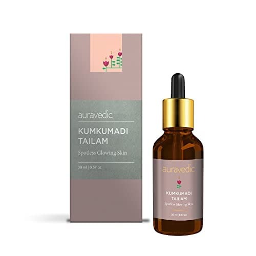 Auravedic Kumkumadi tailam for face Kumkumadi face oil - 30 ml (Pack of 2)