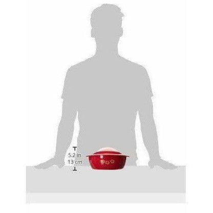 Maroon Color - Plastic Casserole Set of 3 - Pieces