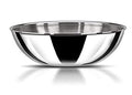 Femora Tri-ply Tasla Kadhai Without Handle 24 Cm | Capacity 2.6 Litres | Induction Safe, Stain Resistant, Zero Coating