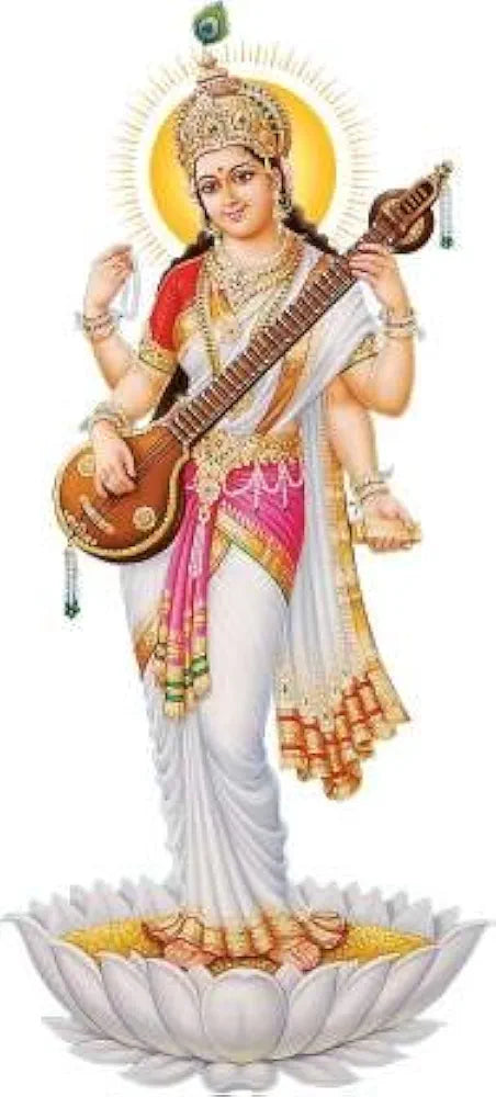 Rangoli White Glossy Vinyl Wall Sticker Premium Self-Adhesive Waterproof Parent-14 Design-7