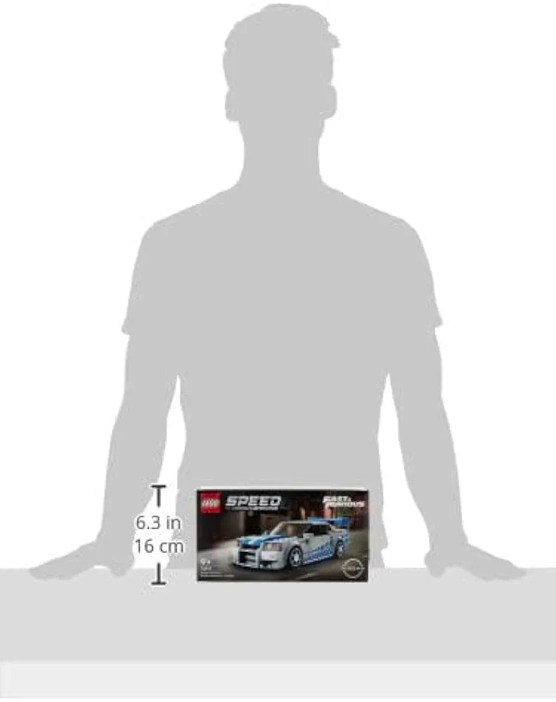 Lego Speed Champions 2 Fast 2 Furious Nissan Skyline GT-R  76917 Building Toy Set Race Car Model for Ages 9+