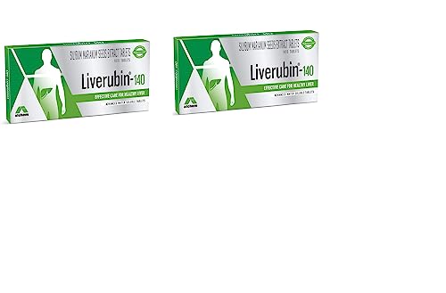 Alchem Life Liverubin the Natural Hepato Protector Silybum Marianum Tablets 10 Caps | Pack of 2