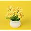 Crochet Flowers Artificial Sunflower Mushroom with Daisy Pot