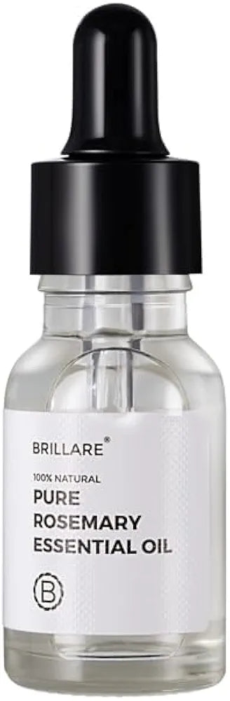 Brillare Pure Rosemary Essential Oil for Hair Growth & Scalp Nourishment - 15 ml