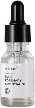 Brillare Pure Rosemary Essential Oil for Hair Growth & Scalp Nourishment - 15 ml