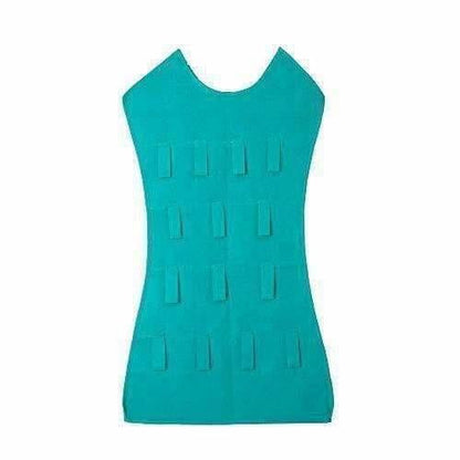 Green Color - Fabric Hanging Dress Double Sided Jewelry Organizer