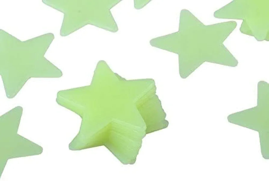 Rangoli Radium Stars Ceiling & Wall Decoration for Kids Room Glow in Night Stickers Design-14