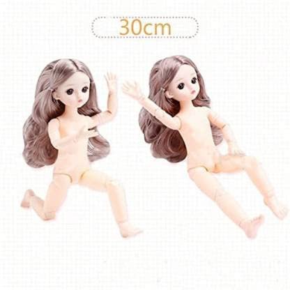 Tickles Movable Jointed Classy Cute Girl Fashionable Doll 30 cm Color & Design May Vary