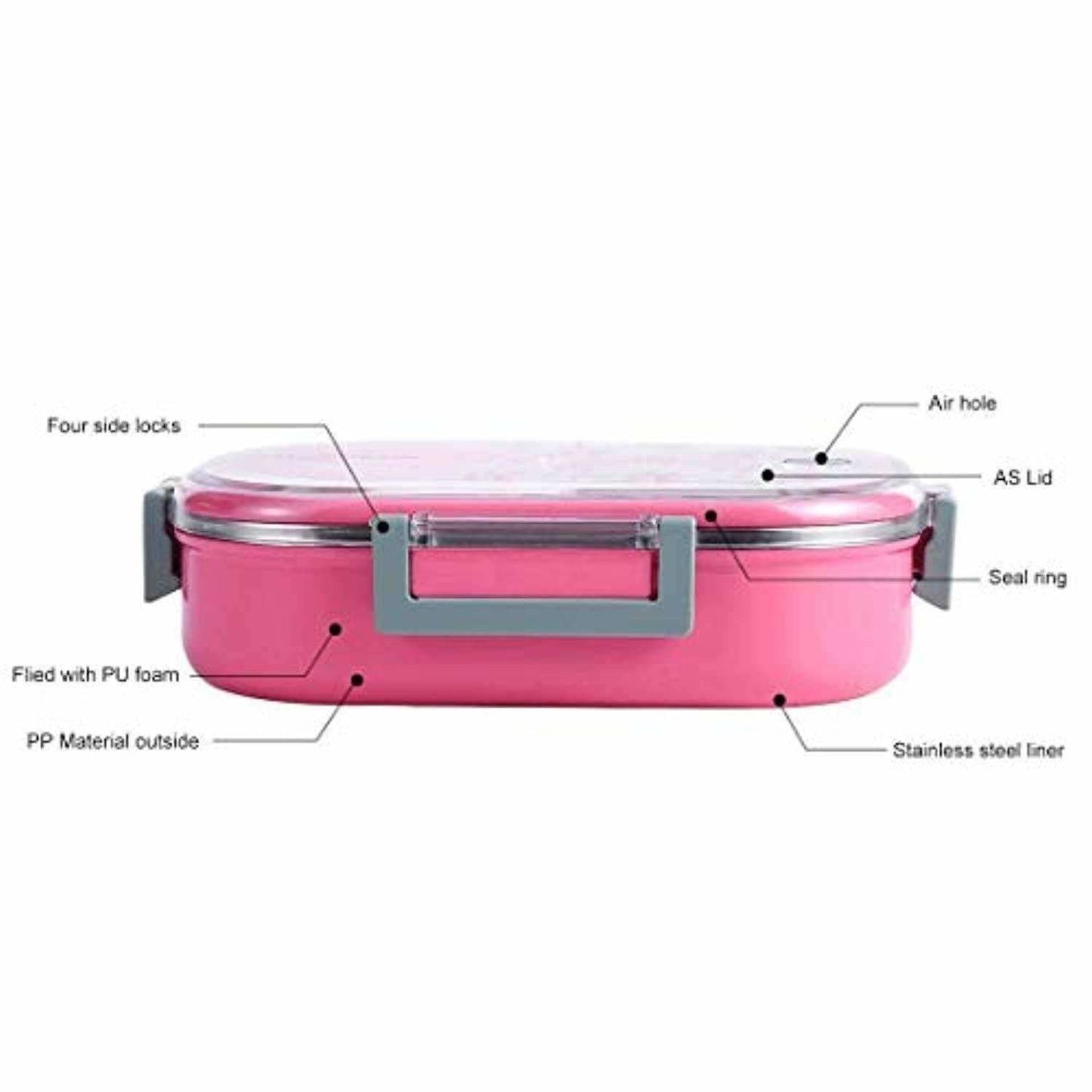 Stainless Steel Lunch Box 710 ml for Kids