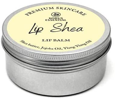 Korus Essential Lip Shea Lip Balm with Shea Butter and Jojoba Oil for Women - 8 gms