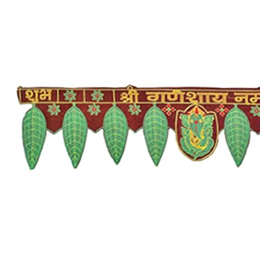 Collectible India Bandarwal Toran for Door Ganesha Shubh Labh