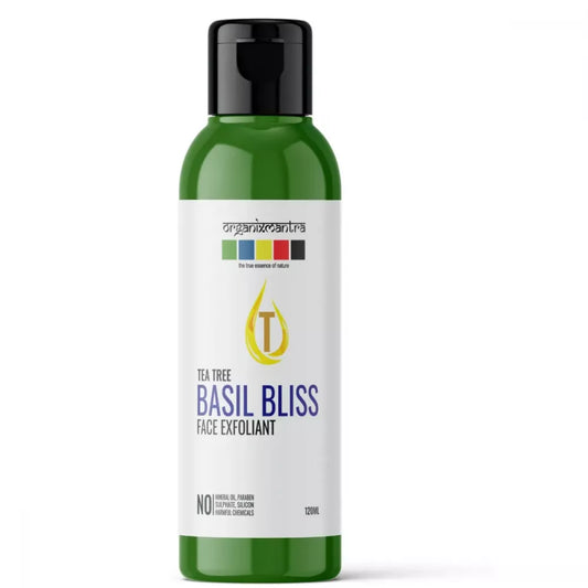 Organix Mantra Tea Tree Basil Bliss Face Exfoliator - 120 ml