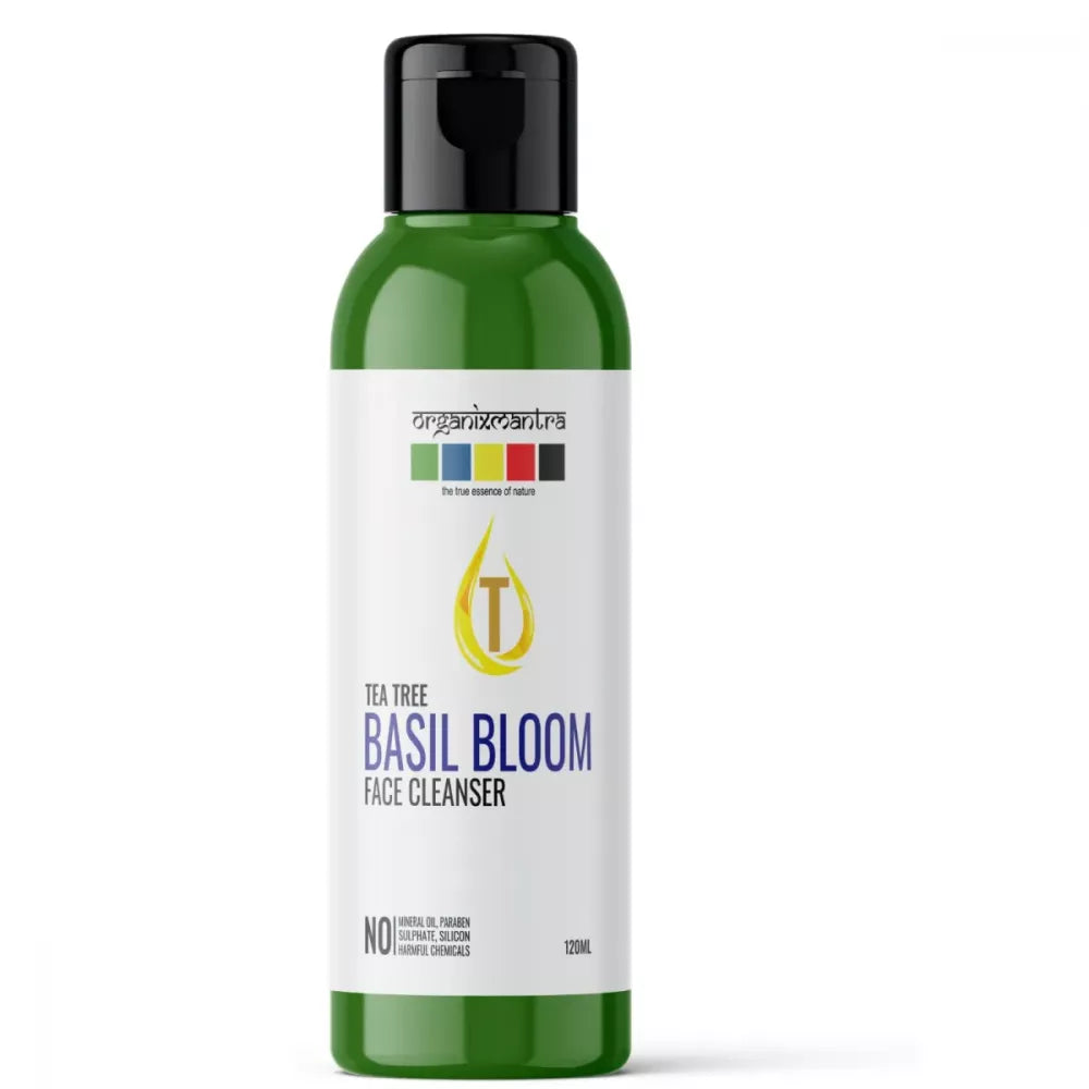 Organix Mantra Tea Tree Basil Bloom Facial Cleanser - 120 ml