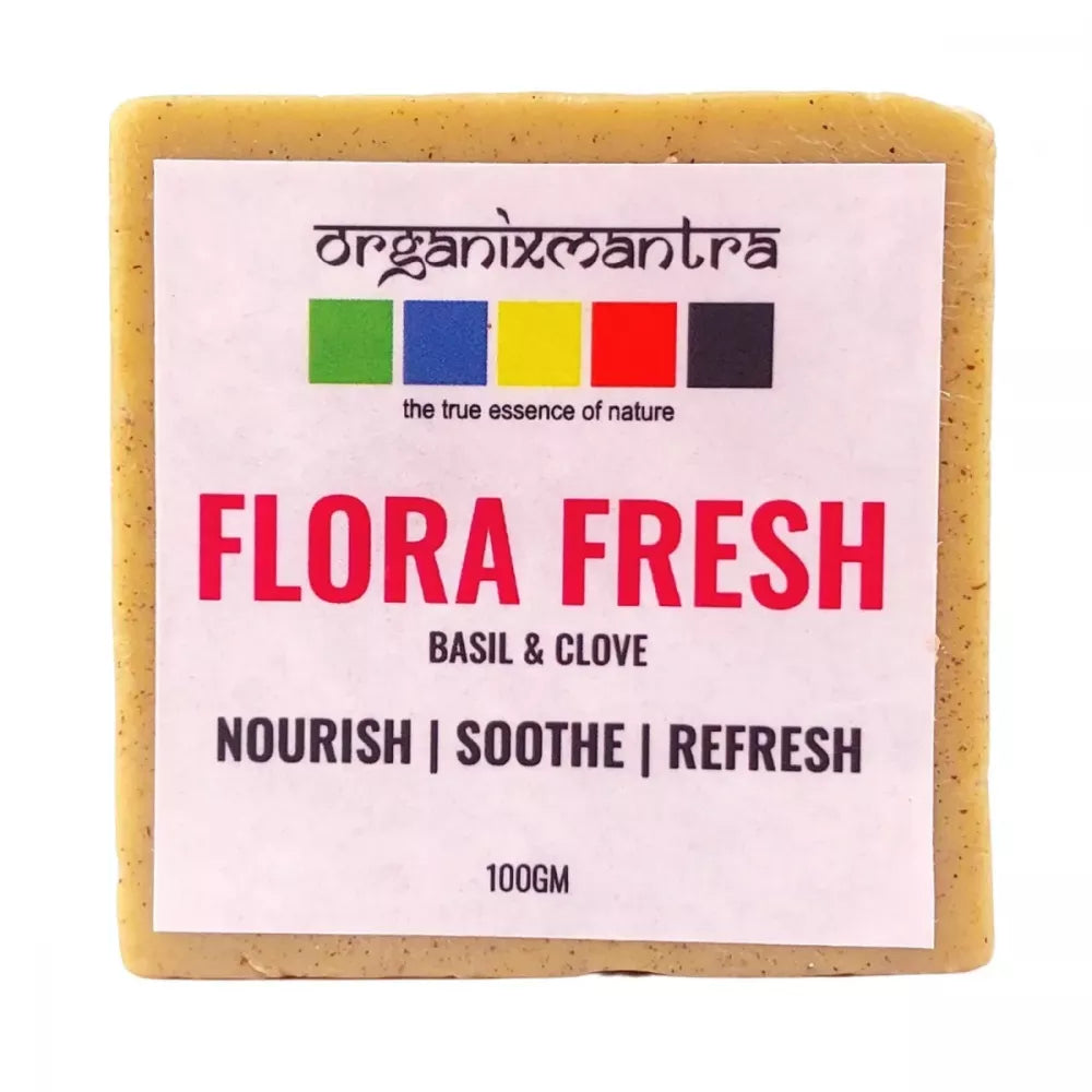 Organix Mantra Flora Fresh Natural Bath Soap - 100 gms