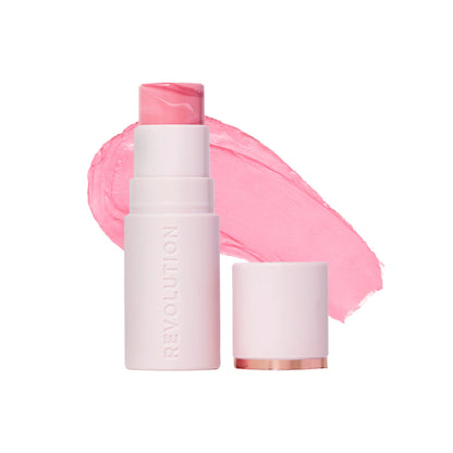 Makeup Revolution Skin Silk Marble Blush Stick - Pinched Light Pink