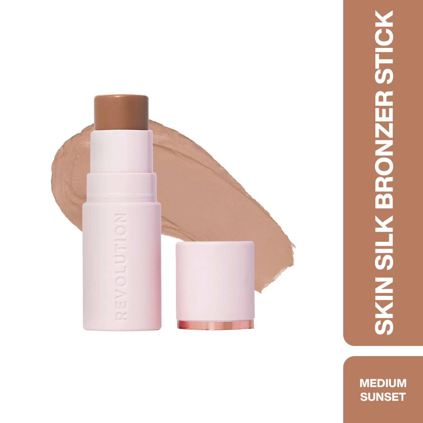 Makeup Revolution Skin Silk Bronzer Stick - Medium Sunset