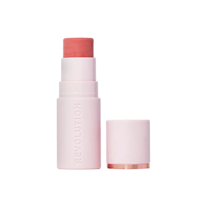 Makeup Revolution Skin Silk Marble Blush Stick - Peachy Pink