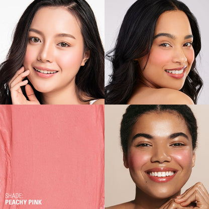 Makeup Revolution Skin Silk Marble Blush Stick - Peachy Pink