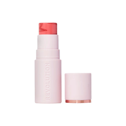 Makeup Revolution Skin Silk Marble Blush Stick - Rosy Cheeks
