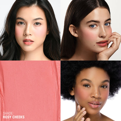Makeup Revolution Skin Silk Marble Blush Stick - Rosy Cheeks